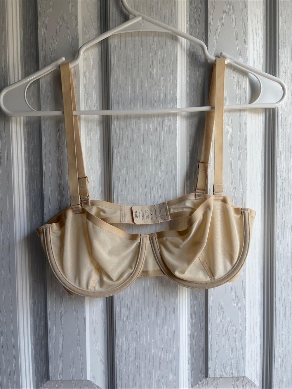 NWOT | CUUP The Mesh Balconette Underwire Bra Size 32D Sand